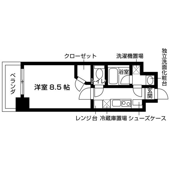 203 の間取り図
