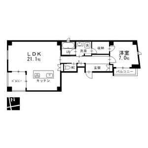 301 の間取り図
