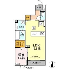 102の間取り図