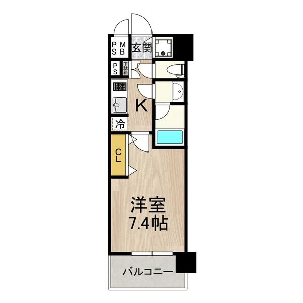 416の間取り図