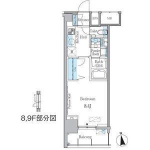 804の間取り図