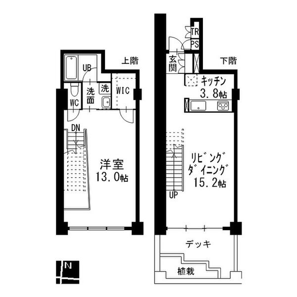 101の間取り図