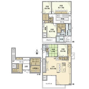 A 5K以上の間取り図
