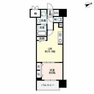 1106 の間取り図