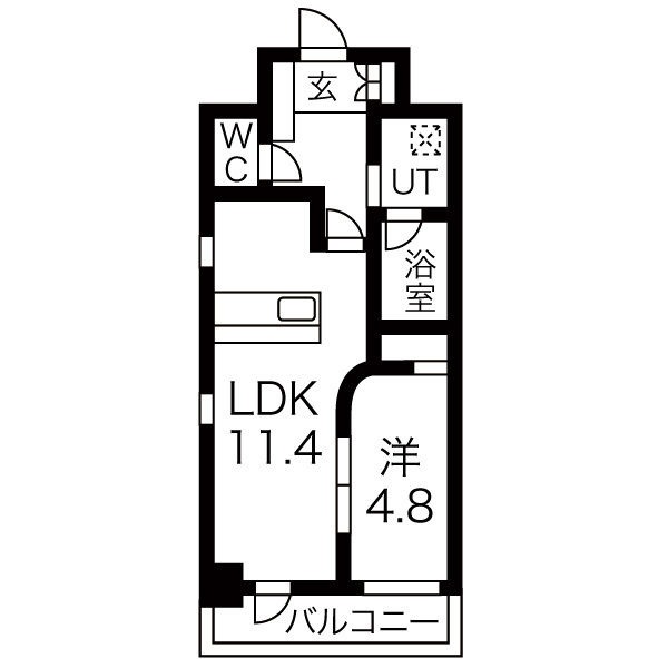 601の間取り図