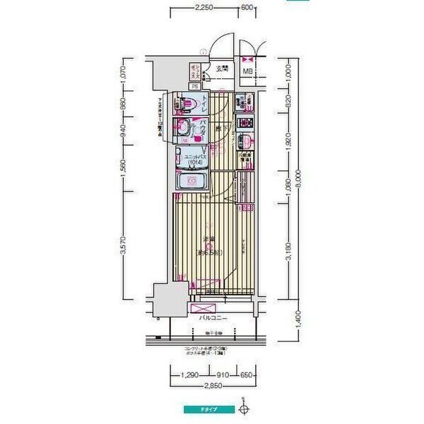 813の間取り図