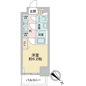 1Kの間取り図