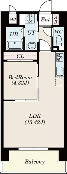 1403の間取り図