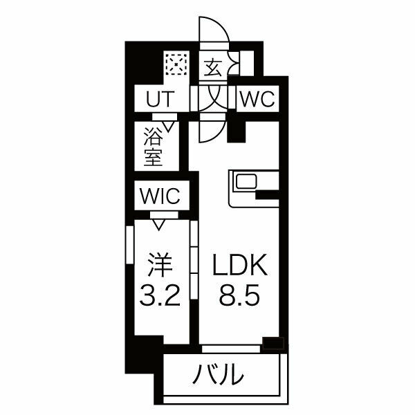 1101の間取り図