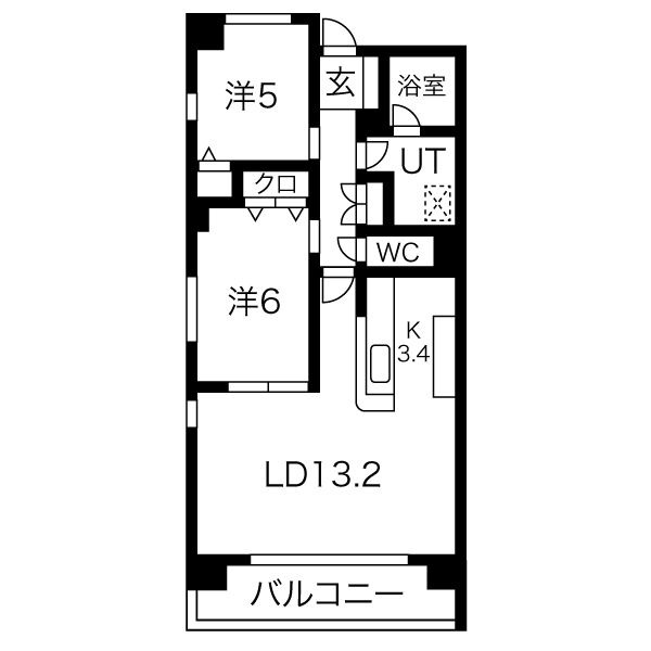 201の間取り図