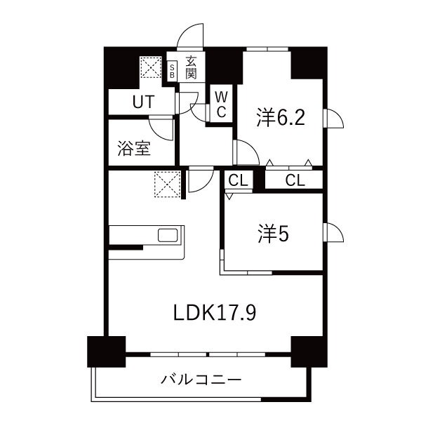 2LDKの写真