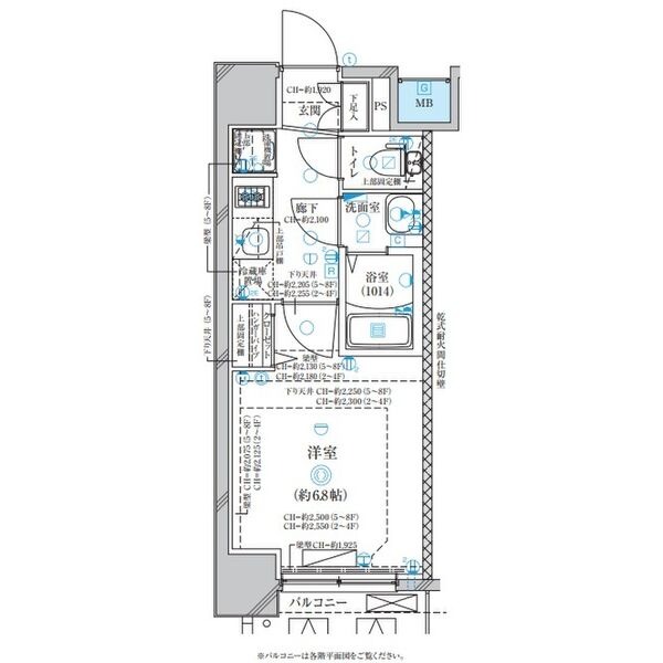 401 の間取り図