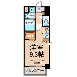 A1 1Rの間取り図
