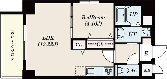 401 の間取り図