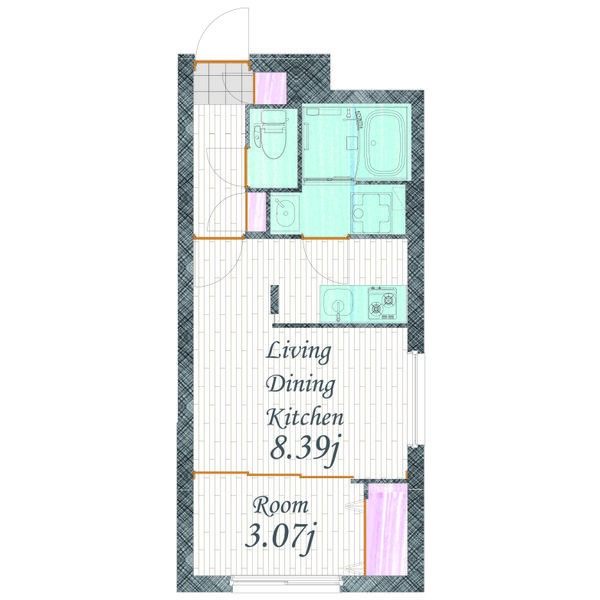 403の間取り図
