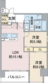 601の間取り図