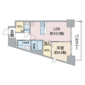 801 の間取り図
