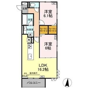 201の間取り図