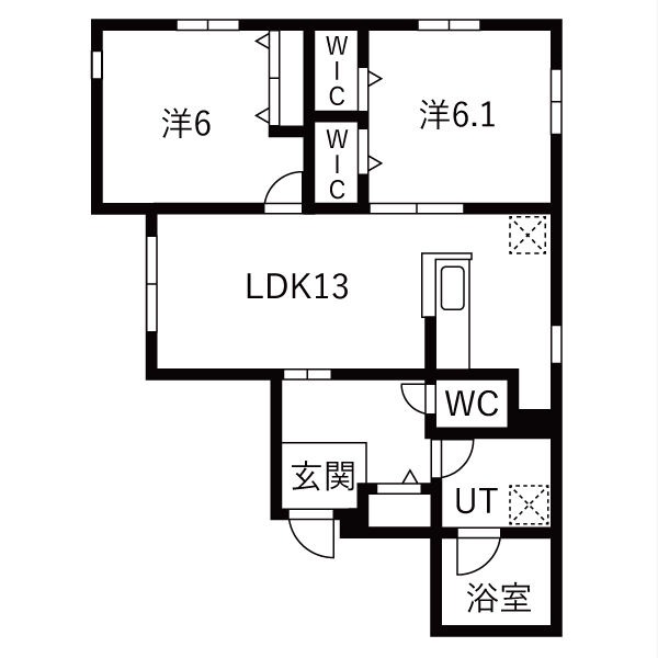 103の間取り図