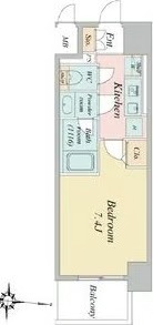 1Kの間取り図