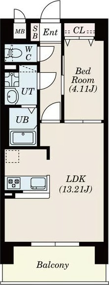 408の間取り図