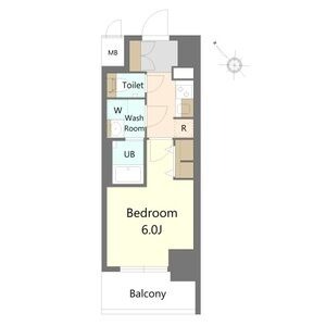 B 1Kの間取り図