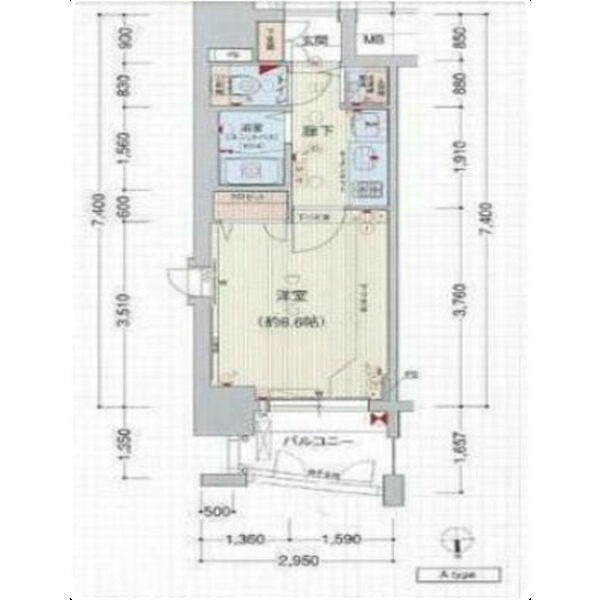 1301の間取り図