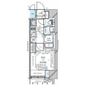 D 1Kの間取り図