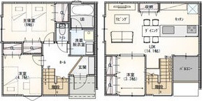 Aの間取り図