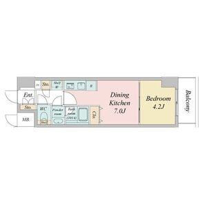 204の間取り図