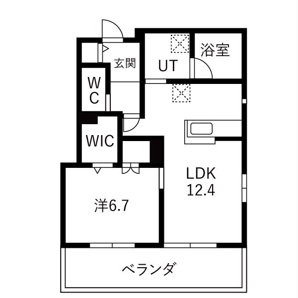 202の間取り図