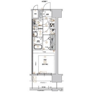 C 1Kの間取り図