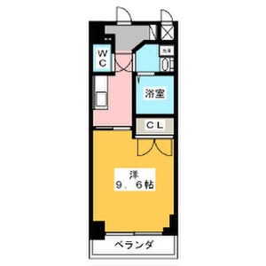 C 1Kの間取り図