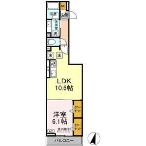 102の間取り図