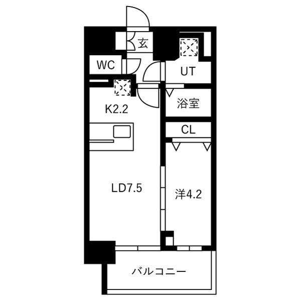 1105の間取り図