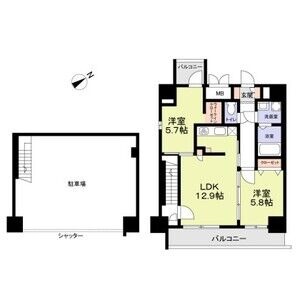 202の間取り図