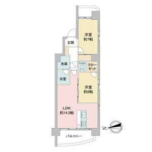 910の間取り図