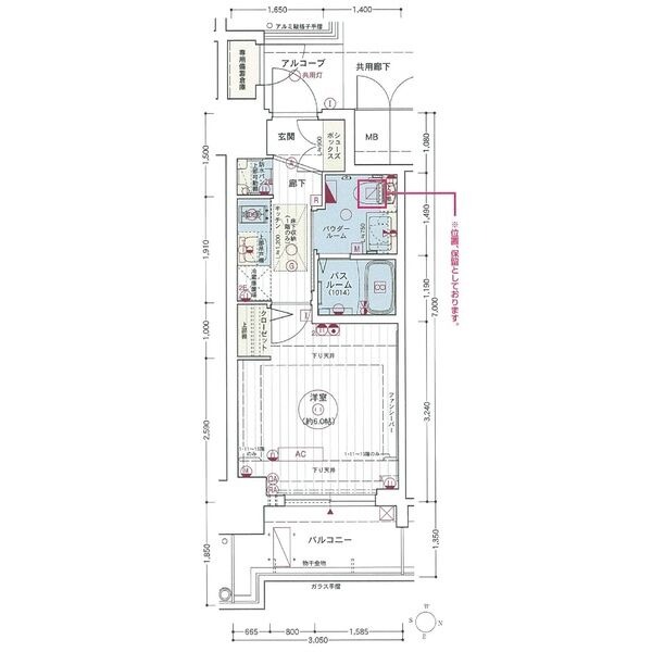 508 の間取り図