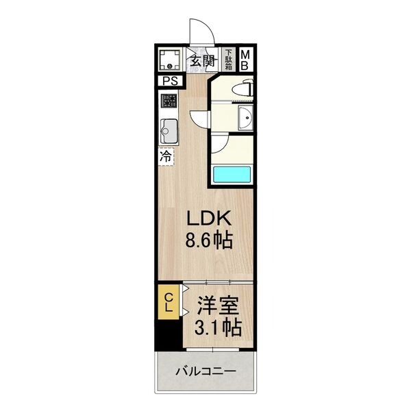 1506の間取り図