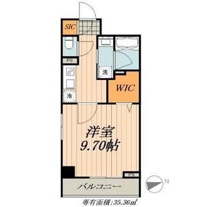 Ⅰ 1Kの間取り図