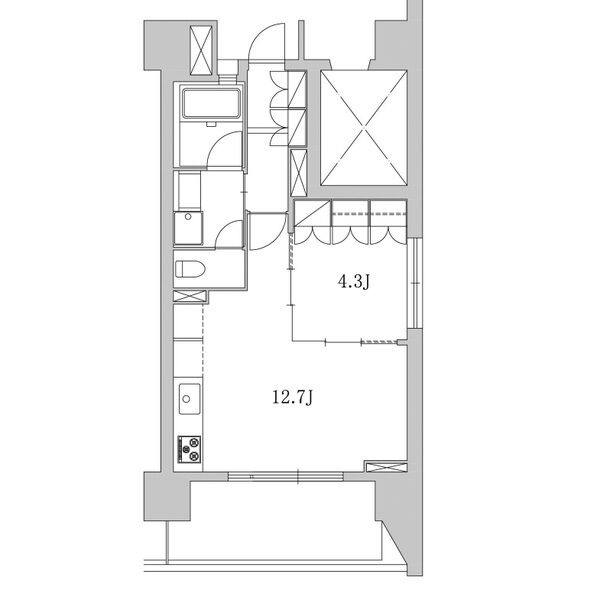 501 の間取り図