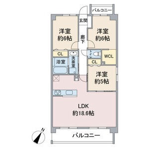 303 の間取り図