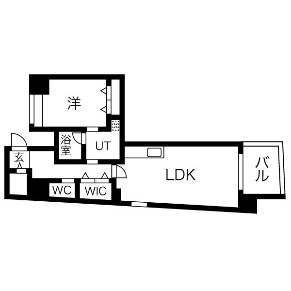 704の間取り図