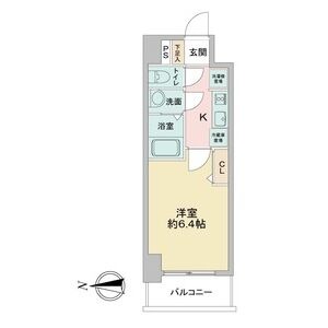 1Kの間取り図