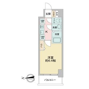1Kの間取り図