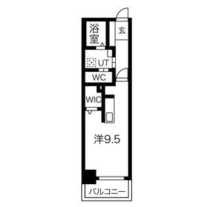 B 1Rの間取り図