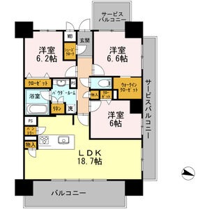 1722 の間取り図