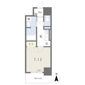 1002 の間取り図
