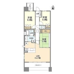 A 3LDKの間取り図