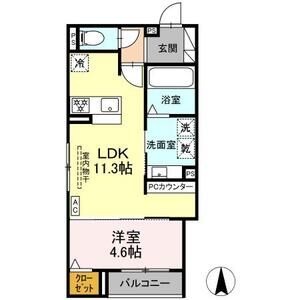203の間取り図